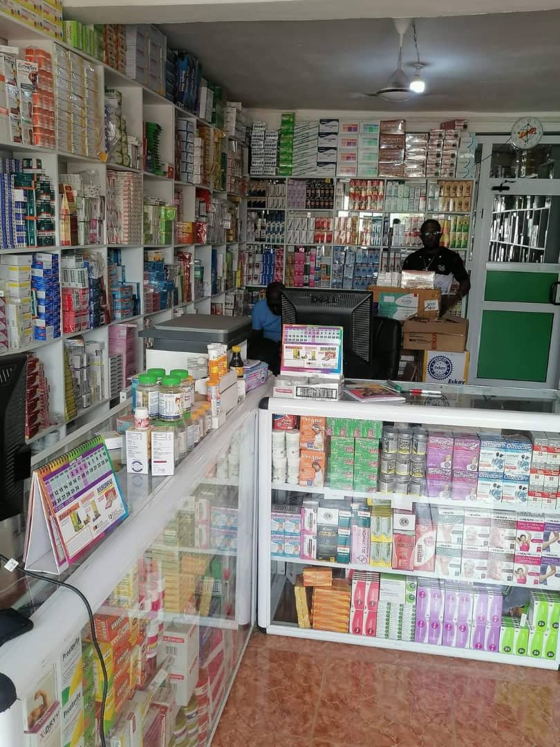 Inside the Kiksapp Pharmaceuticals shop